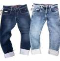 Style Slim Men Dark Blue Jeans 