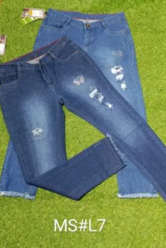 Blue Stretchable Jeans by Rsons Garments Pvt Ltd