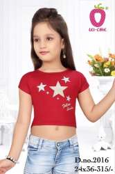 Printed Crop top for Kids Girls 
