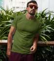 Men Plain Cotton T Shirt thumb 1