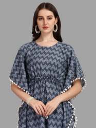  KFT 05 BLUE ZIG  KAFTAN               