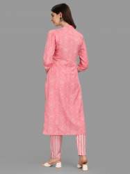 KP 210 PINK Kurti Pant Set 