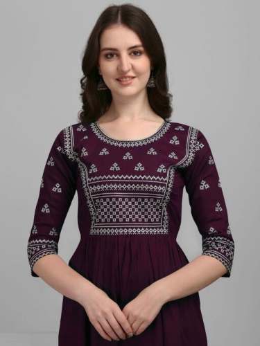 Stylish One Piece Rayon Kurti SC 1007