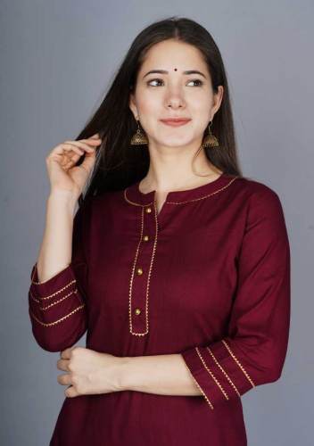 V-12 Naina Rayon Kurti With Pant