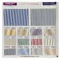 Polyester Cotton Stripe Lining Fabric