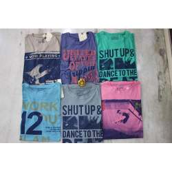 Men Round Neck Cotton T-Shirt