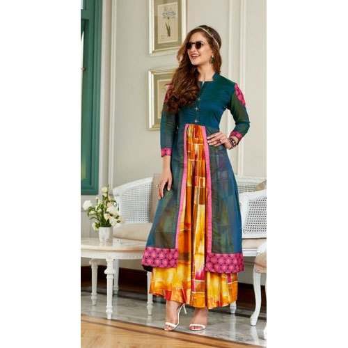 A Line Georgette Kurti for Ladies