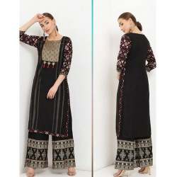 Designer Rayon Palazzo Suit for Ladies