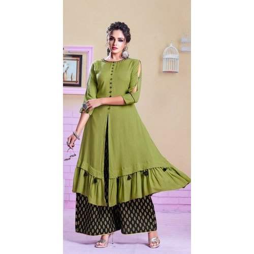 Ladies Designer Kurti palazzo Set