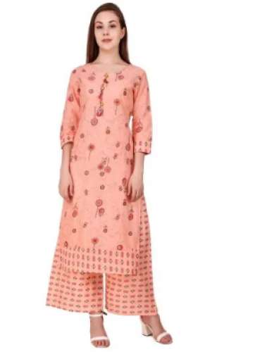 TR-15 Straight Kurti Palazzo set by Trendyrabbit by Trendy Rabbit