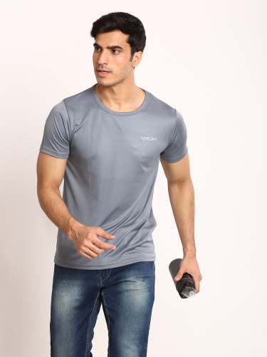 Harcony Grey T-Shirt for Men by SRI MURUGAPPA CLOTHINGS