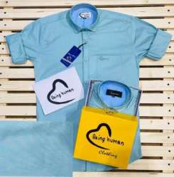 Being Human Plain Shirt for Men