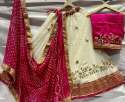 Pure chinon crap lehenga thumb 2