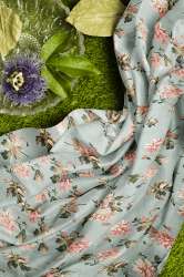 Crepe Silk Fabric with a Stunning Floral Print