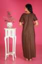 Rudraksha Design Nighty- (Brown) thumb 1