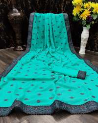 FANCY EMBROIDERY SAREE