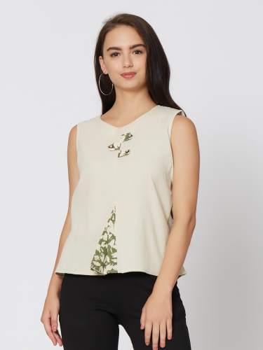 Floral Printed Sleeveless Top