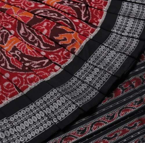 Sambalpuri Cotton Handloom Ikkat Saree by Priyadarshini Handloom