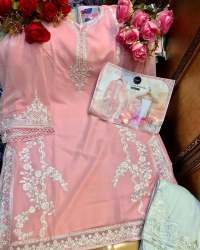 Pakistani Style Semi Stitched Suit 