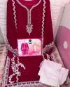 Pakistani Style Semi Stitched Suit  thumb 4