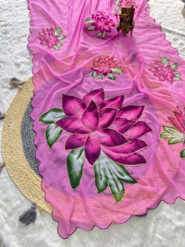 Beautiful handcrafted saree