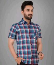 COTTON FABRIC FANCY HALF SLEEVE PRINTED SHIRT