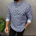 Cotton Fabric Full Sleeve Mens  Kurta thumb 1