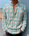 Cotton Fabric Full Sleeve Mens  Kurta thumb 4