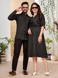 Couple Combo Men Shirt With Tunic Set