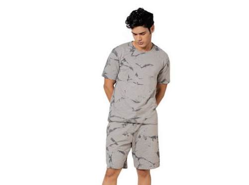 DIGITAL PRINTED MENS T-SHIRT AND SHORTS PAIR