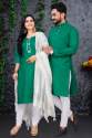 Fancy Slub Cotton Couple Combo Set thumb 1