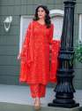 Fully Stichted Cotton  Kurti Pant Dupatta thumb 4