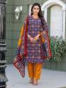 Fully Stichted Cotton  Kurti Pant Dupatta thumb 5