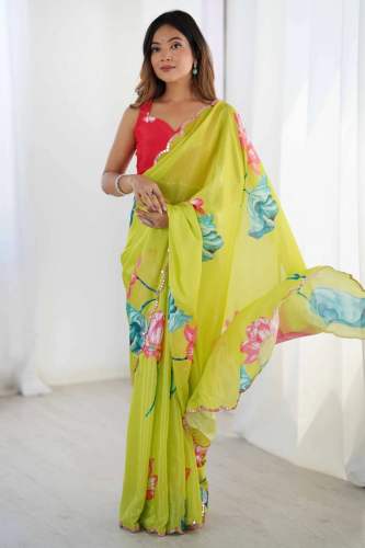 HEAVY GEORGETTE SILK SAREE 002