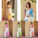 Linen Cotton Saree