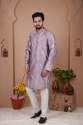  MALAI SILK WITH HEAVY EMBROIDERY SEQUENCE WORK KURTA thumb 2