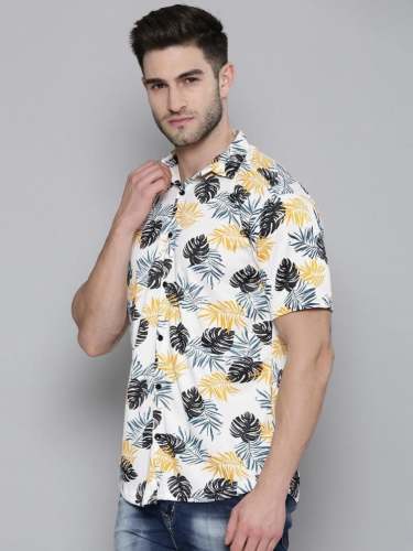 Mens casual printed shirt