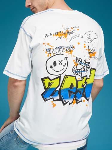 Mens casual printed tshirt 03