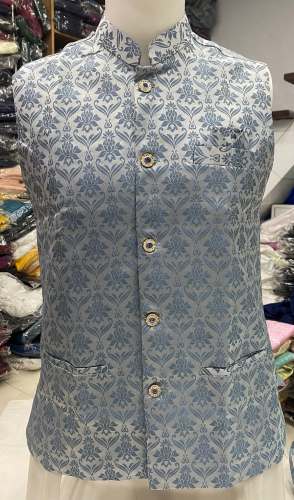 New Collection Cotton Silk Mens Koti Style Kurta