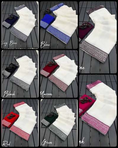 New Fancy Gorgette Saree