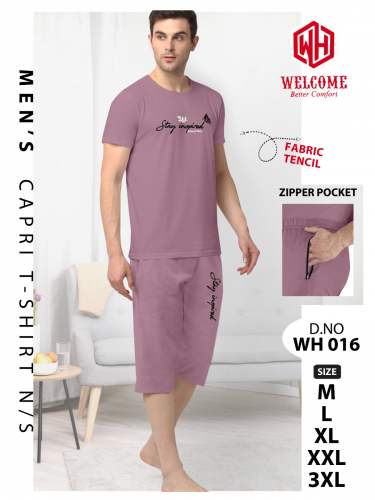 New Mens Tensil Capri Night Suit