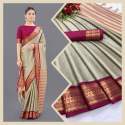 PALLAVI Pure Mercerised cotton silk saree thumb 4