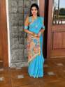 Plain Linen Saree