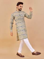 Premium Quality Cotton Mens Kurta Pajama Set