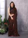PRINTED REDY TO WEAR SAREE AND PLAIN PEDDING SAREE WITH SMALL LACE thumb 3