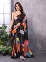 PRINTED REDY TO WEAR SAREE AND PLAIN PEDDING SAREE WITH SMALL LACE thumb 5