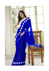 pure Georgette Saree 0444