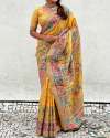 Pure n Soft Rajwadi Pashmina Silk Weaving Saree thumb 3