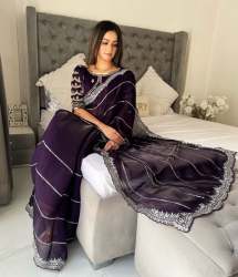  Pure Zimmy Choo Satin Saree