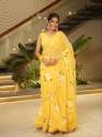 Ruffle Lehenga Saree thumb 4
